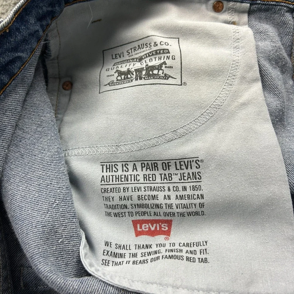 VTG Levis 517 Jeans Mens 40x30 (fits 38x30) Blue Bootcut Red Tab 90s